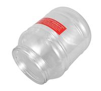 TOPPERFUN Seau à Glaçons 3 Litres En Plastique Pour Machine à Glace Pilée, Réservoir D'eau Compact Et Résistant, Compatible Installation Machine à Neige Et Glace, Usage Domestique Et Bar