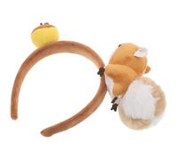 TOPPERFUN Serrage-Tête Écureuil en Peluche Doux Noisette Accessoire Cheveux Fête et Cosplay Bandeau Animal Mignon pour Festivals et Déguisements Présent Original pour Femmes