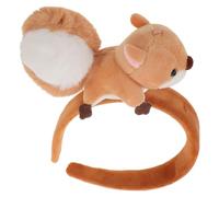 TOPPERFUN Serrage-Tête Écureuil en Peluche Marron Doux pour Fêtes Bandeau Animalier Mignon Cosplay et Anniversaire Accessoire Cheveux Confortable pour Noël et Séances Photo