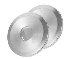 TOPPERFUN serre-joint pour scie circulaire, accessoire pour scie circulaire, 1 Pair, alliage argent, stabilisateur pour lame de scie, installation facile, scie sur table