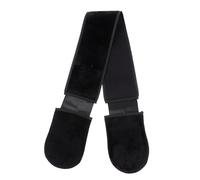 TOPPERFUN Serviette de Bain Exfoliante Noire Sangle Dorsale Longue pour Massage Corporel Spa Adaptée aux Personnes Âgées, Femmes Enceintes et Bain Quotidien