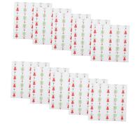 TOPPERFUN Serviettes De Table De Noël 120 Pièces Serviettes De Table De Fête Au Design Unique En Forme De Cloche - Papier Absorbant Jetable Pour De Noël