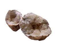 TOPPERFUN Spécimen Minerai Naturel Cristallin pour Enseignement Didactique Amas Cristaux Naturel Éducatif pour Garçon Fille Spécimen Roche Brut Décoratif et Pédagogique