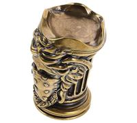 TOPPERFUN Statue Déesse Bougeoir en Cuivre Vintage Ornement Nordique Mythologique Support Bougie Pilier Décor Intérieur Rustique Pièce Unique pour Mariage ou Salon 1 Pièce