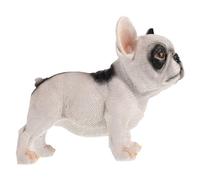 TOPPERFUN Statue Résine Réaliste Décoration Intérieure Extérieure Ornement de Bureau et Jardin Sculpture Chiot pour Cadeau Famille et Amis