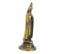 TOPPERFUN Statue Vierge Alliage de Zinc Ornement de Bureau Vintage Sculpture Religieuse Catholique pour Décoration Maison et Église Cadeau Communion