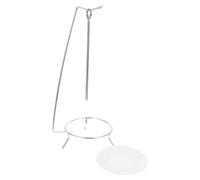 TOPPERFUN Support à Brochettes Inoxydable Grille de Rôtissage Portable Cintre à Brochettes Ustensiles Cuisine Accessoires Barbecue pour Kebab 1 Ensemble Réutilisable