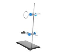 TOPPERFUN Support De Cornue De Laboratoire Portable En Fer Robuste Antirouille, Cadre Miniature De 30 Cm Pour Supports Chimiques, Plateforme Stable Pour Expériences En Laboratoire