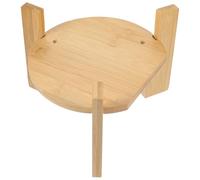 TOPPERFUN Support Distributeur de Boissons en Bois Porte-Théière Multifonction Support pour Bouilloire Froide Organiseur Tasse Cuisine Bar et Fête Robuste et Pratique 1 Pièce