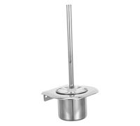 TOPPERFUN Support Mural Brosse de Cuvette de Toilette en Acier Inoxydable Brosse Ergonomique Ensemble Mural Hygiénique sans Socle pour Salle de Bain et Camping-Car Compacte et Robuste