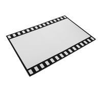 TOPPERFUN Tableau d'Affichage en Feutrine 60X40 CM Blanc Autocollant Tableau Mémo Rétro à Pellicule pour Photos et Notes Panneau Mural Décoratif Polyvalent pour Maison Bureau et Salle de