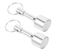TOPPERFUN Testeur d'Or et d'Argenté Porte-Clés Magnétiques 2Pcs Compact pour Bijoux et Pièces Outil de Test Portable Pratique pour Voyage et Usage Quotidien