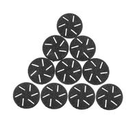 TOPPERFUN Têtes De Rouleau Râpe-callosités Électrique 20 Pièces Rondes Gros Grains Pour Appareil Pieds Usage Domestique Matériau Abs