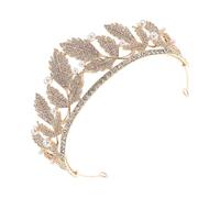 TOPPERFUN Tiare de Mariage Cristaux Coiffe pour Bal de Promo Accessoire de Cheveux pour Femme Fête Anniversaire Cortège Nuptial