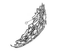 TOPPERFUN Tiare de Mariée en Alliage Argenté avec Pierres Scintillantes, Design Araignée Unique et Confortable pour Fêtes D'halloween et Accessoires Cheveux Femmes