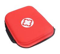 TOPPERFUN Trousse De Secours Portable Rouge, Pochette à Remède Montée Sur Véhicule, Étui De Rangement Compact, Léger Et Pratique Pour Domicile, Voiture Et Voyage