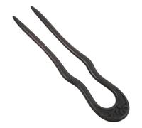 TOPPERFUN U-shape Wooden Hair Fork Elegant Chinese Hair Stick For Women Decorative Hairpin For Weddings And Special Occasions Minimalist Traditional Style