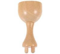TOPPERFUN Ventouse De Massage En Bois Rouleau 4 Pièces Outils De Massage Corporel Aide à La Circulation Sanguine Pour Adultes Utilisation à Domicile Relaxant