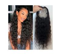 Toppers cheveux Postiches for femmes aux cheveux clairsemés, postiches en humains Loose Wave de 8 à 22 pouces, vierges noirs naturels européens clipser for ajouter du volume(20 inches)