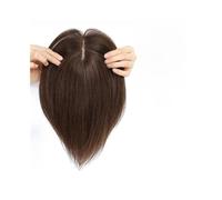 Toppers cheveux Postiches for femmes en cheveux humains véritables, postiche brésilien vierge de 10/12 pouces, 10 x 12 cm, base en soie, clips en cheveux raides for augmenter le volume des cheveux Top