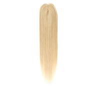 Toppers De Cheveux De 16 Pouces For Femmes, Vrais Cheveux Humains 3x5,5 Pouces De Cuir Chevelu, Postiche D'aspect Naturel Avec Clips(27-613 Highlight)