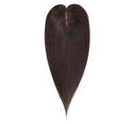 Toppers de cheveux humains de 12 pouces for femmes aux cheveux clairsemés, taille de base de 7x11 cm avec 3 clips(2C)