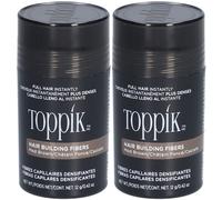 Toppik® Fibres capilaires densifiantes - Châtain foncé Spray 2x12 g