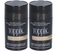 Toppik Fibres Capillaires Densifiantes Chatain clair Spray 2x12 g