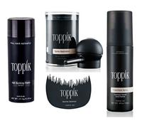 Toppik Kit Complete Fiber Kératine Poudre Densifiante Pour Cheveux Avec Pompe