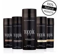 TOPPIK Poudre de cheveux densifiant kératine calvitie -27,5 g Châtain Clair MKK24