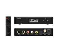TOPPING D50 III 2x ES9039Q2M Balanced DAC: XU316 DSD512 PCM768kHz USB DAC, entrée BT5.1/USB/optique/coaxial Convertisseur vers sortie RCA/TRS, HiFi Audio Preampli DAC supporte USB PEQ/12 Trigger, Noir