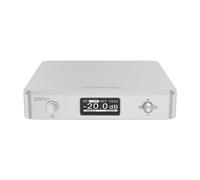 Topping D50 III Dual ES9039Q2M DAC, USB/BT5.1/Opt/Coax entrées vers Convertisseur DAC Audio RCA/TRS, Home Audio DAC avec 12V Trigger pour PC/téléphone/Tablette/TV/Lecteur CD (Argenté)