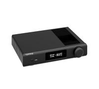 TOPPING D90 III Discrete DAC Hi-Fi entièrement équilibré - Support BT 5.1 LDAC Réglage PEQ Préamplificateur audio de bureau avec télécommande Bluetooth (noir)