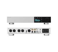 TOPPING D900 Hi-Res DAC Préamplificateur - Module PSRM développé en interne BT 5.1 Support LDAC 10 Bandes PEQ Interface Aurora UI avec télécommande (Argent)