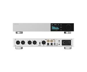 TOPPING D900 Hi-Res DAC Préamplificateur - Module PSRM développé en interne BT 5.1 Support LDAC 10 Bandes PEQ Interface Aurora UI avec télécommande (Argent)