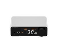 TOPPING DX1 II DAC & Amplificateur de casque ES9039Q2M, puce DAC avec sortie/entrée optique, mode préamplificateur, sortie ligne équilibrée, amplificateur de casque entièrement équilibré (blanc)