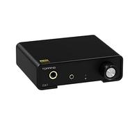 Topping DX1 Mini amplificateur stéréo DAC AK4493S 384 kHz/32 bits DSD256 280 mW x2 Amplificateur HiFi discret LNRD avec 2 gains audio domestique Noir