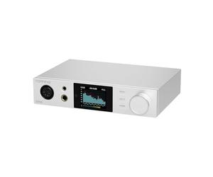 Topping DX5 II DAC Amplificateur de casque Bluetooth 5.1, DAC ES9039Q2M, amplification X-Hybrid, égaliseur 10 bandes et sorties symétriques, USB XMOS, haute définition, RC, argent