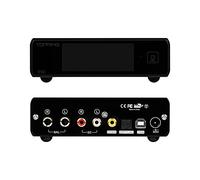 Topping E50 Mini Hi-Fi DAC ES9068AS DSD512 PCM768kHz USB DAC USB/Coax/Opt Entrées RCA/TRS Sorties MQA Décodeur pour Home Cinéma Noir