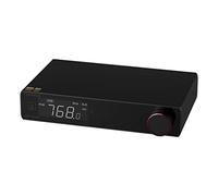 TOPPING E70 VELVET Décodeur DAC AK4499EX XMOS XU316 DSD512 32 bits/768 kHz Bluetooth 5.1 USB/Opt/Coax Entrée RCA/XLR Sortie DAC de bureau avec télécommande (Noir)