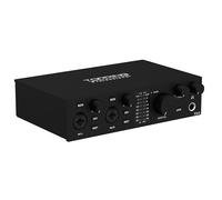 Topping Professional E2x2, interface audio USB et module préamplificateur de microphone ultraligné (Noir)