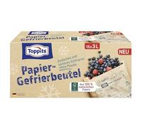Toppits® Lot de 15 sacs de congélation en papier 3 l
