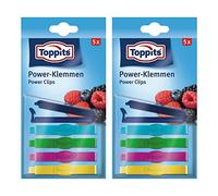 Toppits ® power lot de 10 bornes/gefrierclips gefriersicher (jusqu'à -40 °c )