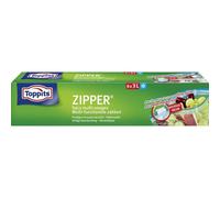 TOPPITS Zipper Sacs à usage général 8 x 3L (27 x 24cm)
