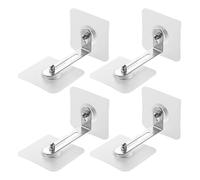 Topple Prevention Set - Furniture Stability Mount Heavy Duty, Wall Fixing Anchors, No Drill Adhesive Straps | Invisible Cabinet Safety Support System, Bedroom Bed Frame Protection Guard, Strong Home