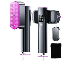 TOPPLEE Défroisseur Vapeur, 2 en 1 Fer à Repasser Vertical, 1300W Défroisseur Vapeur de Voyage, 10 Minutes de Vapeur Continue, Defroisseur Vapeur Vertical pour les Voyages et la Maison