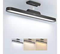 TOPPLEE Wireless LED Cabinet light Lampe de Placard LED Magnétique 2500 mAh Rechargeable par USB,Lampe de Bureau à Intensité Variable avec Contrôle Tactile