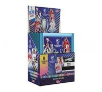 Topps Autocollants UEFA Champions League 24/25 - Boîte complète (50 paquets/300 autocollants). 1 pack Hero garanti dans chaque boîte complète. [Paperback]