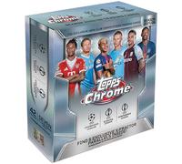 Topps Chrome UEFA Club Compétitions Football - Scellé en usine - Mega Box 2025-26