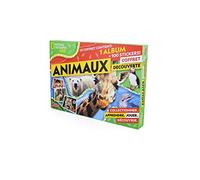Topps- Coffret National Geographic-Album et 100 Stickers à coller-130008933, 130008933